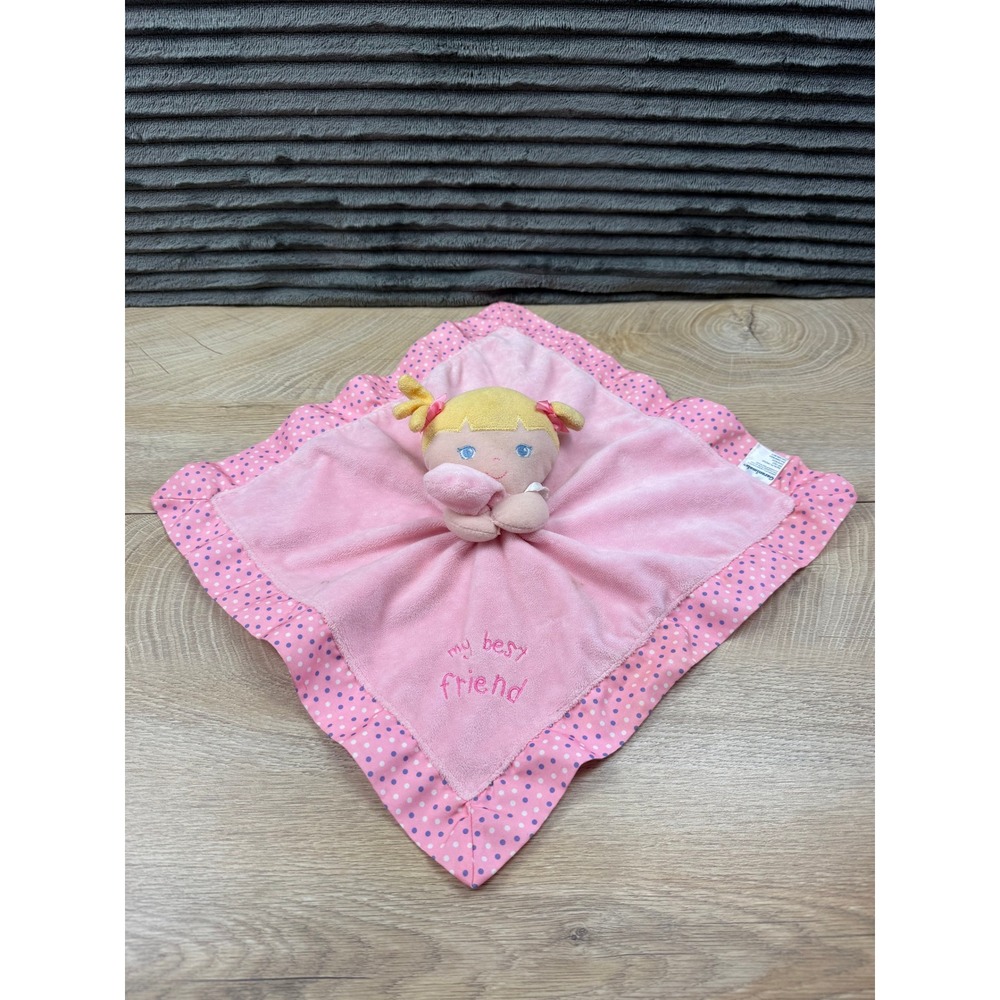 Garanimals Pink My Best Friend Baby Security Blanket Doll Lovey Polka Dot 86324 - Picture 1 of 10